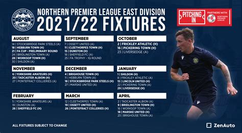 northern premier league east fixtures